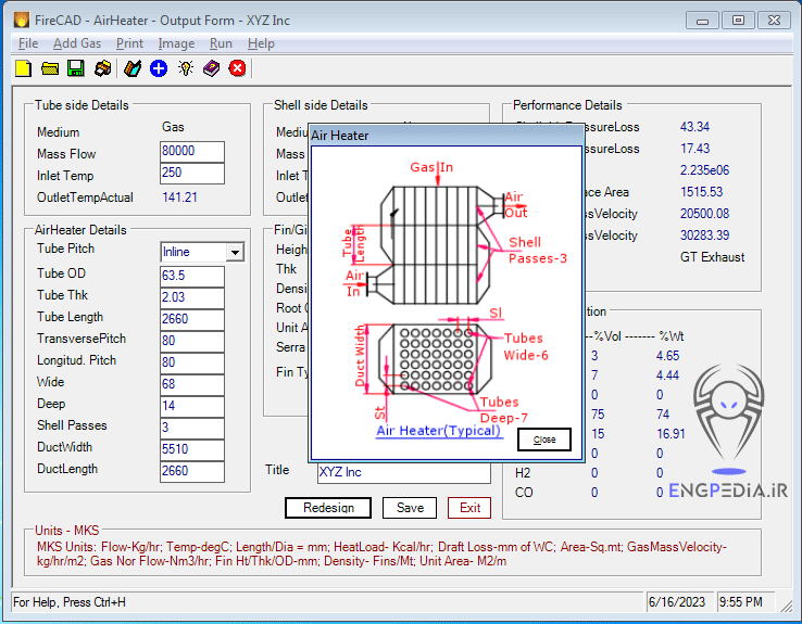 FireCAD AirHeater