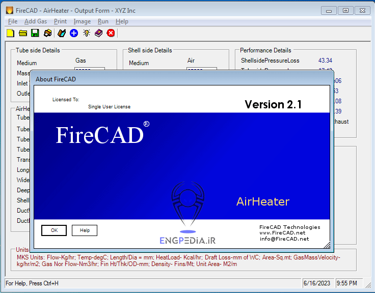 FireCAD AirHeater