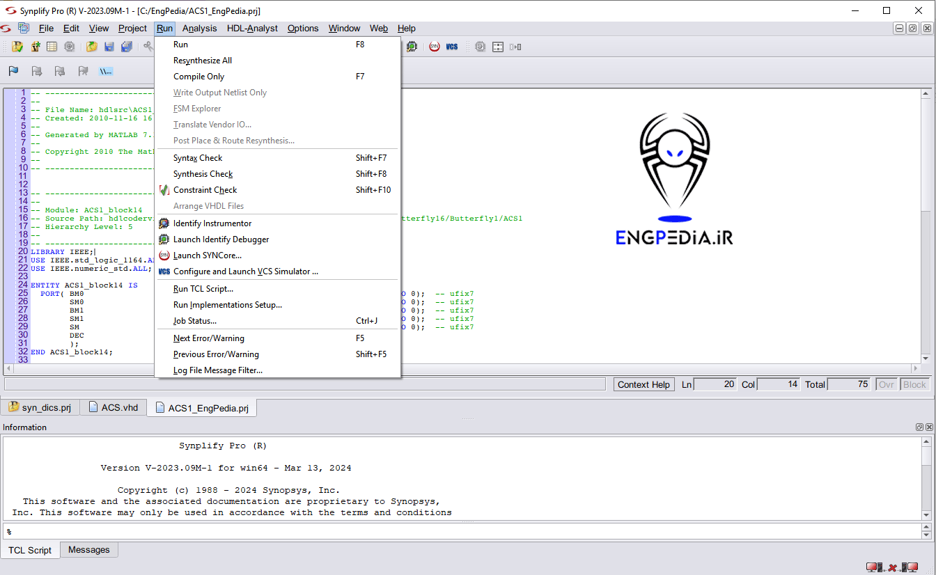 Synopsys Synplify Pro