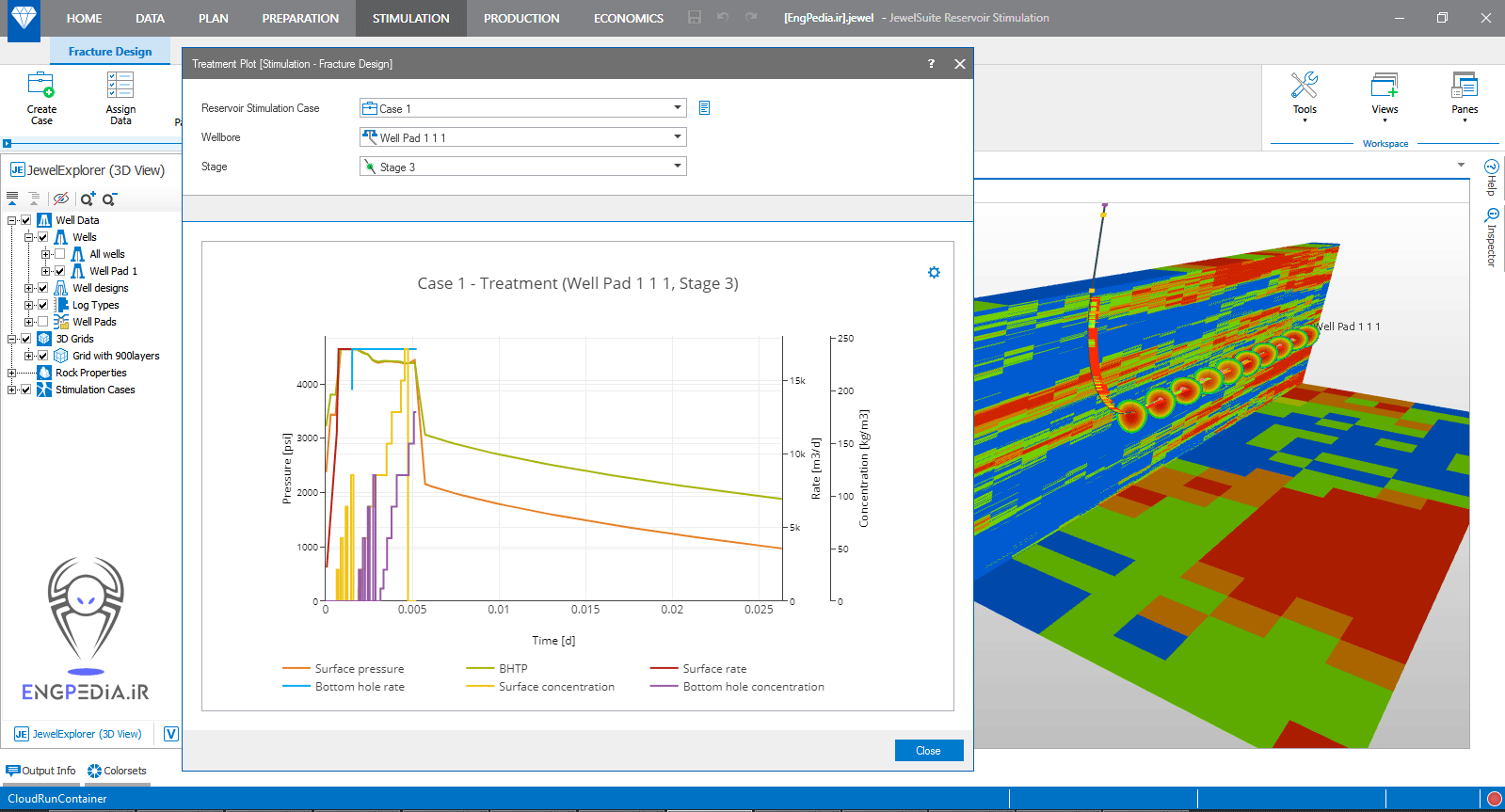 JewelSuite Reservoir Stimulation