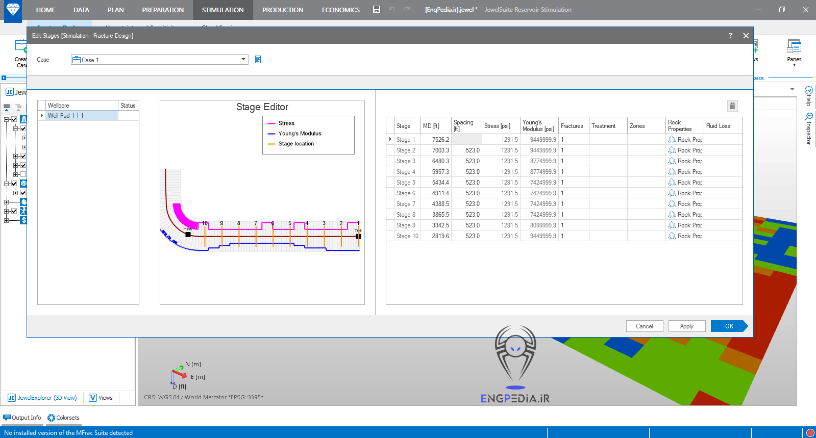JewelSuite Reservoir Stimulation