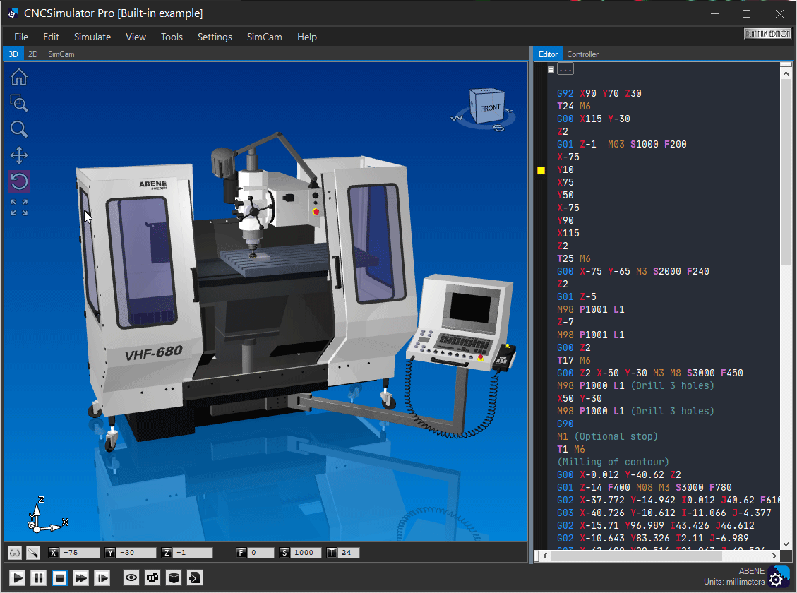 CNC Simulator Pro