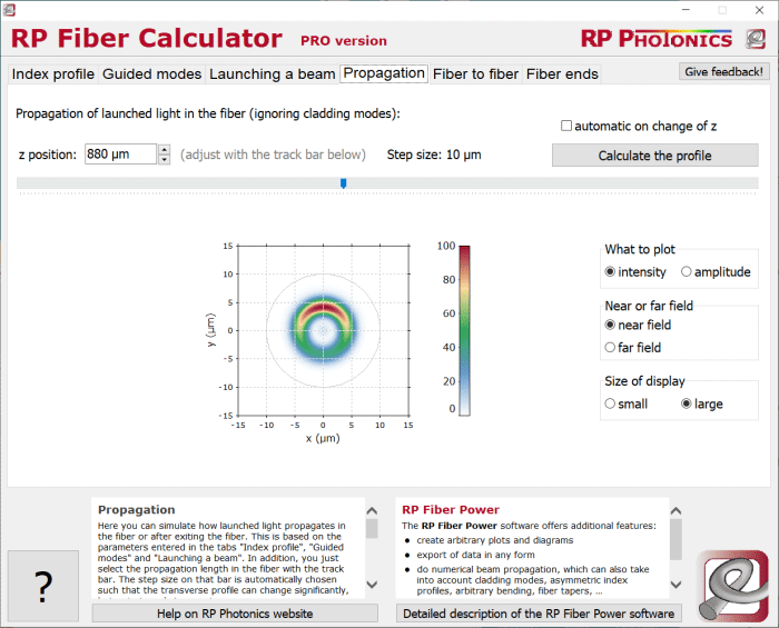 RP Fiber Calculator