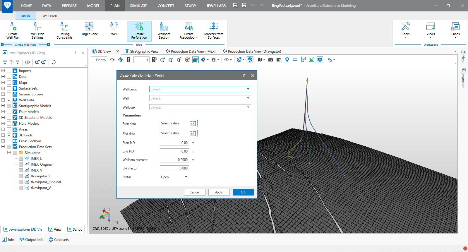 JewelSuite Subsurface Modeling