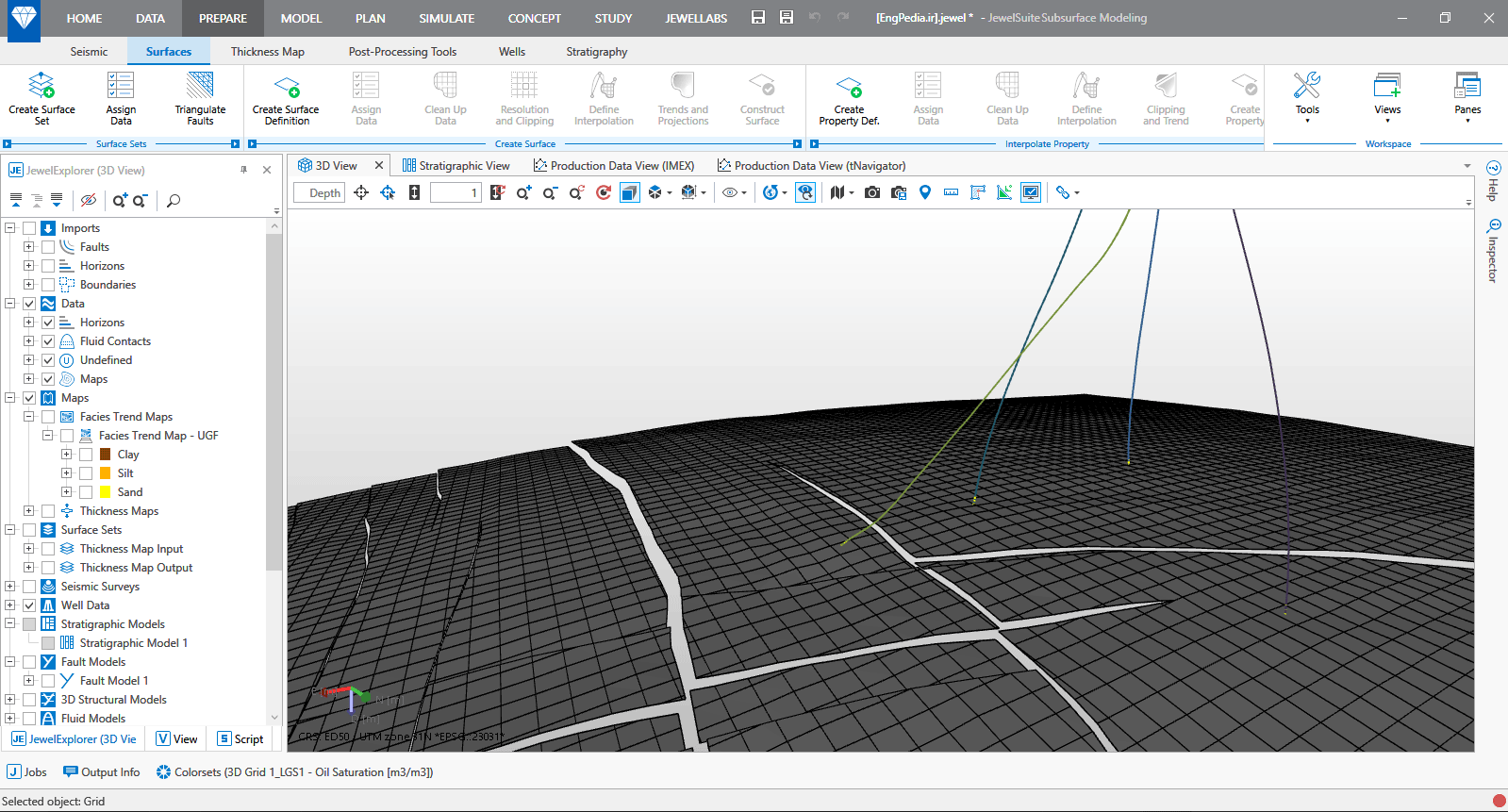 JewelSuite Subsurface Modeling