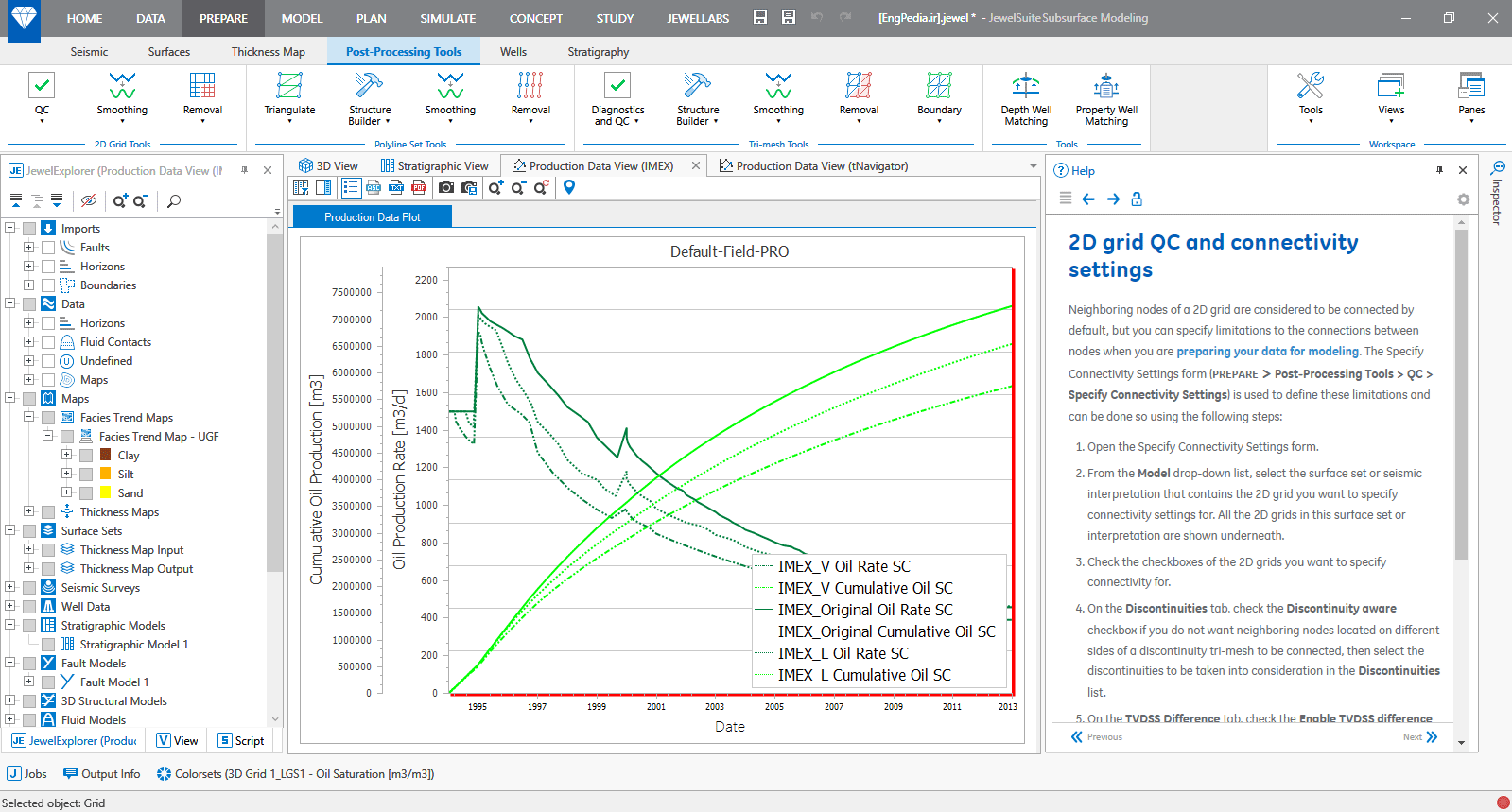 JewelSuite Subsurface Modeling