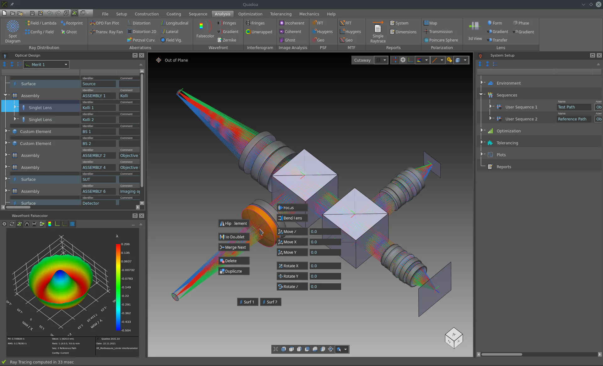 QUADOA Optical CAD