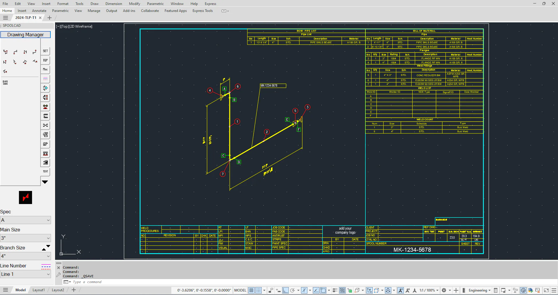 SPOOLCAD
