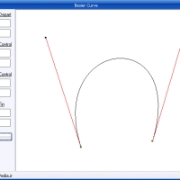 نرم افزار رسم منحنی بزیر (Bézier curve)